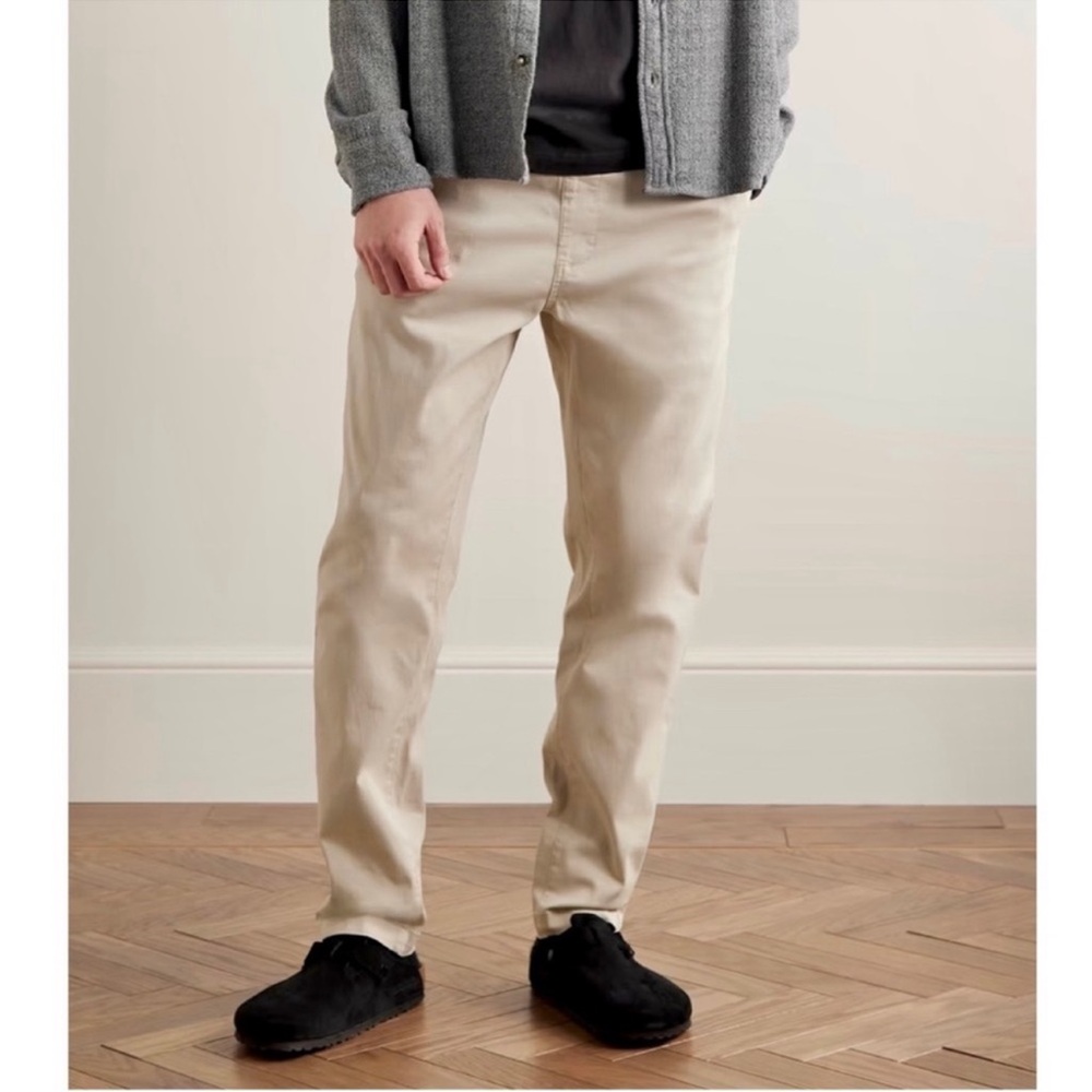 Onia Garment Dye Elastic Waist Chino Pant NWT Mens XXL Stone